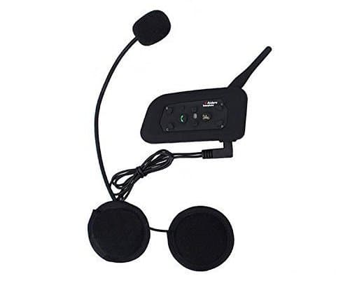 ideapro Wireless Bluetooth Interphone, 1200M Range 6 Riders Water Resistant Bluetooth Motorcycle Motorbike Helmet Intercom Interphone Headset for Riding, Trip, Cruise, Offroad, Snow Vnetphone