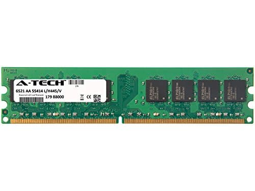A-Tech 1GB Stick for Fujitsu-Siemens Scaleo Series EV EVi 2535 EVi 2555 EVi 2565 H (DDR2-2nd Gen) J (DDR-2 Model) La 2615 La 2630 La 2660 Li 2405 Green DIMM DDR2 Non-ECC PC2-5300 667MHz RAM Memory