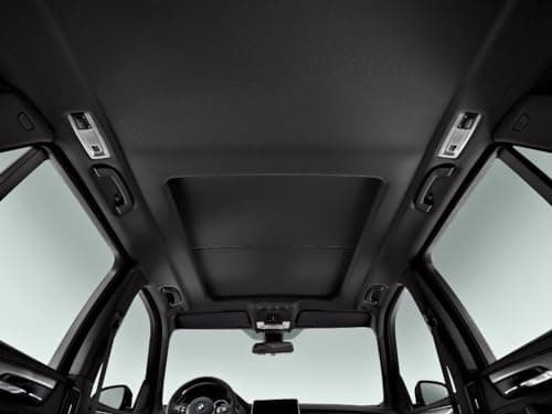 Auto Headliner Fabric Mesh Type 60" Wx98 L with Foam Backing Interior Replacement Headliner Material, for All Vehicles RV Boat Home Roof Upholstery Fabric, Black