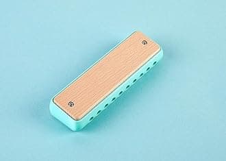 Hape E8916 Harmonica Aomidori 1.7 x 5.7 x 1.0 inches (4.4 x 14.5 x 2.6 cm) Wooden Musical Instrument Toy for Ages 3 and Up