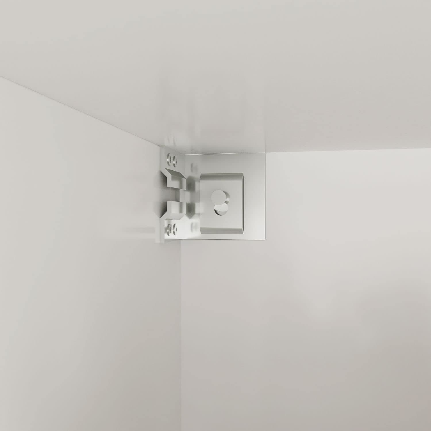 FAMAPY Wall-Mounted Kitchen Pantry Kitchen Storage Cabinet with Countertop, Pantry Cabinet with Drawers & Doors, Wall Cabinet for Kitchen White and Oak