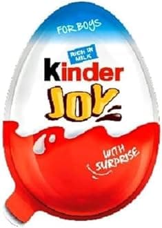 Surprise Chocolate JOY for BOY by Kinder Joy Delicious Tasty And Twisty Treat Gift Hamper For Birthday, Christmas (pack of 6)