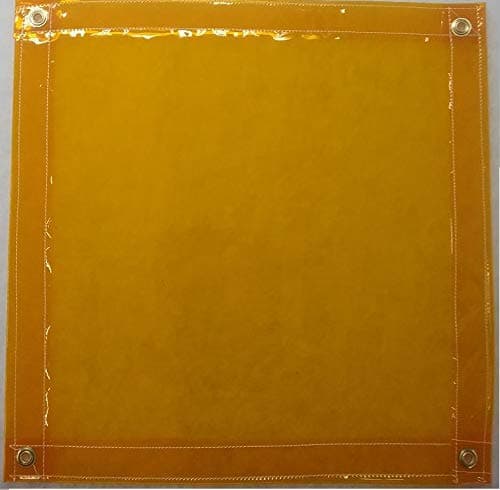 A.B. Kelly Welding Curtains (6 ft x 15 ft, Yellow)