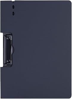 Clipboard Folder - A4 Punchless Clamp Binder with Metal Clips, 360 Degree Foldable Binder Clipboards with Pen Holder, Folder Binders Clip for Letter or A4 Size, 1 Pack