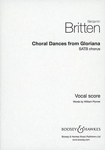 Choral Dances Fr Gloriana Extch
