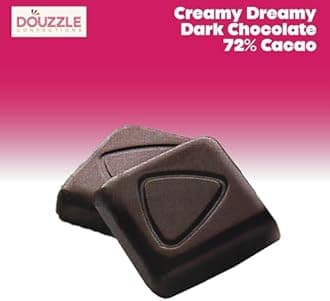 DOUzzle Fathers Day Chocolate Gift Box - Minuettes Premium 72% Dark Chocolate (14 Count, Pack of 1) Dairy Free, Low Carb (7g Net Carbs), High Fiber (4g), Protein-Rich (3g) - Kosher Parve
