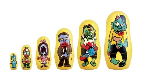 Matryoshka Madness Nightmare-Zombie Nesting Doll
