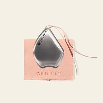 Gua Sha Empress Platinum by WILDLING | Gua Sha Facial | Stainless Steel | Maximum Lifting Effect + Sculpting + Contour + Toning + Depuffiness