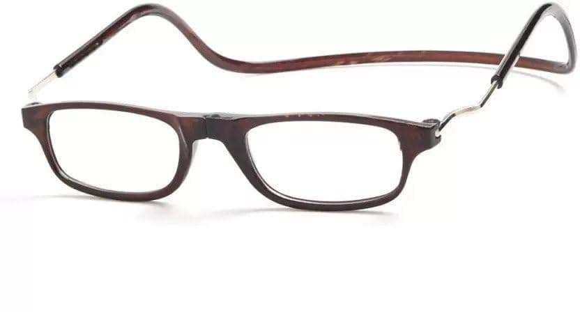 CRIBA Unisex Reading Glasses | Magnetic Open From Front | Adjustable Retainer Length | Near Vision Power +1 +1.25 +1.50 +1.75 +2 +2.25 +2.50 +2.75 +3| Foldable| Free size | For Men & Women-C