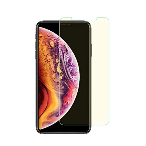 Pavoscreen Anti Blue Light Screen Protector for iPhone Xs Max/iPhone 11 Pro Max 6.5", iPhone Xs Max Protect Eyes [Case Friendly] Easy Install Tempered Glass