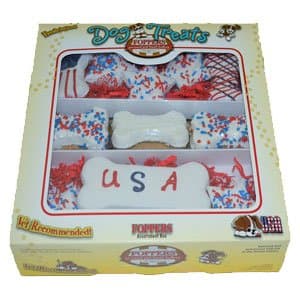Foppers Patriotic Dog Bone 160pc Gift Set