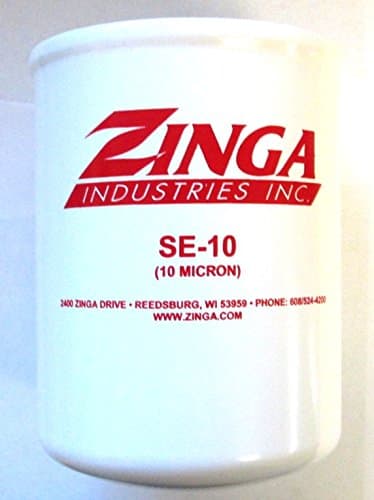 ZA SE-10 - Zinga Spin on Filter 10 Micron 1-1/2'' - 16 Threads 5.1'' Diameter 5.1'' Tall