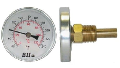 2-1/2" Bi-Metal Thermometer (Includes thermowell)