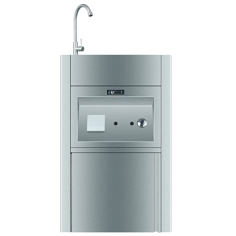 Kitchen Garbage Disposer Machine, Household Commercial Kitchen Sewer Automatic Kitchen Waste Food Waste Shredder, Commercial Portable Stainless Steel Food Waste Grinding System