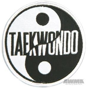 AWMA 3.5" Yin & Yang Patch - Tae Kwon Do
