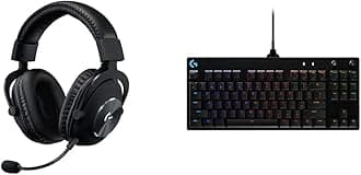Logitech G G PRO X Gaming Headset - BLACK - USB - N/A - EMEA + G PRO Mechanical Gaming Keyboard