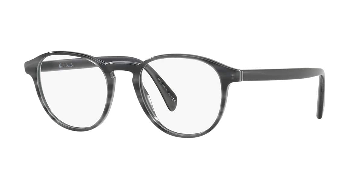 Paul Smith Rx Eyeglass Frame PM 8263 1540 48 x 19 Mayall Deluxe Gray Stripe