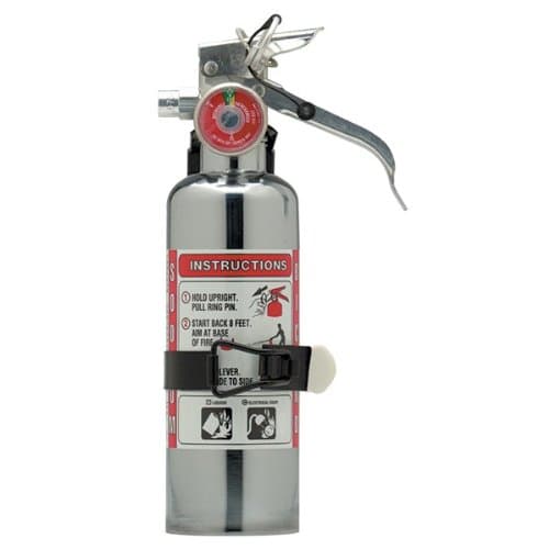 Amerex 620TC, 1lb Regular Dry Chemical Class B C Chrome Fire Extinguisher