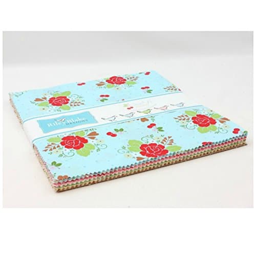 Sew Cherry 2 - Layer Cake by Lori Holt for Riley Blake Fabrics - 42 - 10"x10" Fabric Quilting Squares