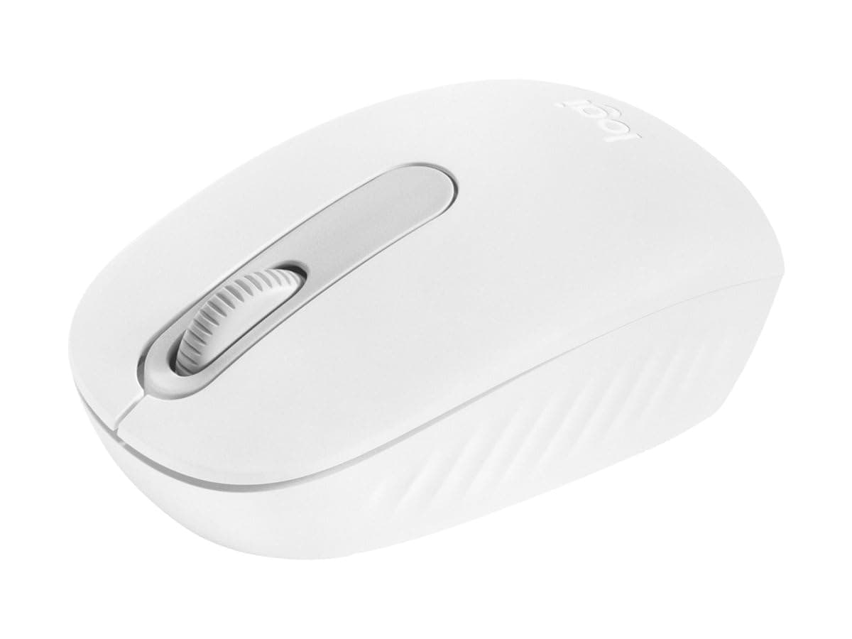 Logitech M196 Bluetooth Wireless Mouse, Compact and Portable Mouse for Laptops, Tablets and More, 12-Month Battery, Smooth Tracking, Compatible With PC and Mac, Windows and macOS - Off White