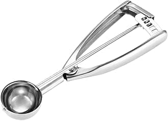 Fayomir Small Cookie Scoop 1 Tablespoon, Size #60 Cookie Dough Scoop, 1 Tbsp Cookie Scoops for Baking, Selected 18/8 Stainless Steel, for Making Cookies, Melon Ball, Ice Cream