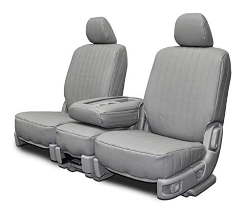 Custom Seat Covers for Lexus LX470-570 Front Low Back Seats - Silver Vinyl