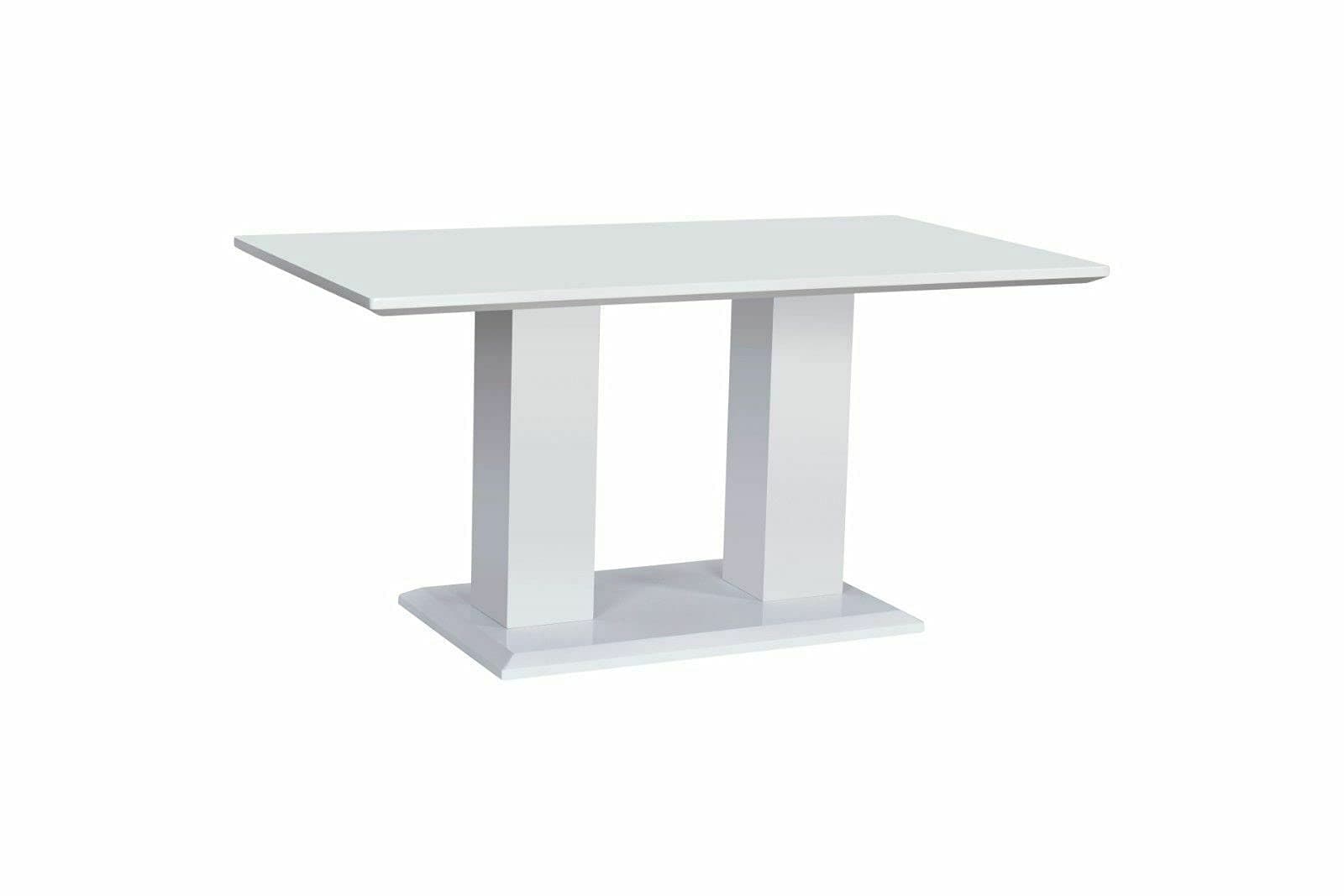 H Range UK Oxford White High Gloss MDF DINING TABLE ONLY (NO CHAIRS)