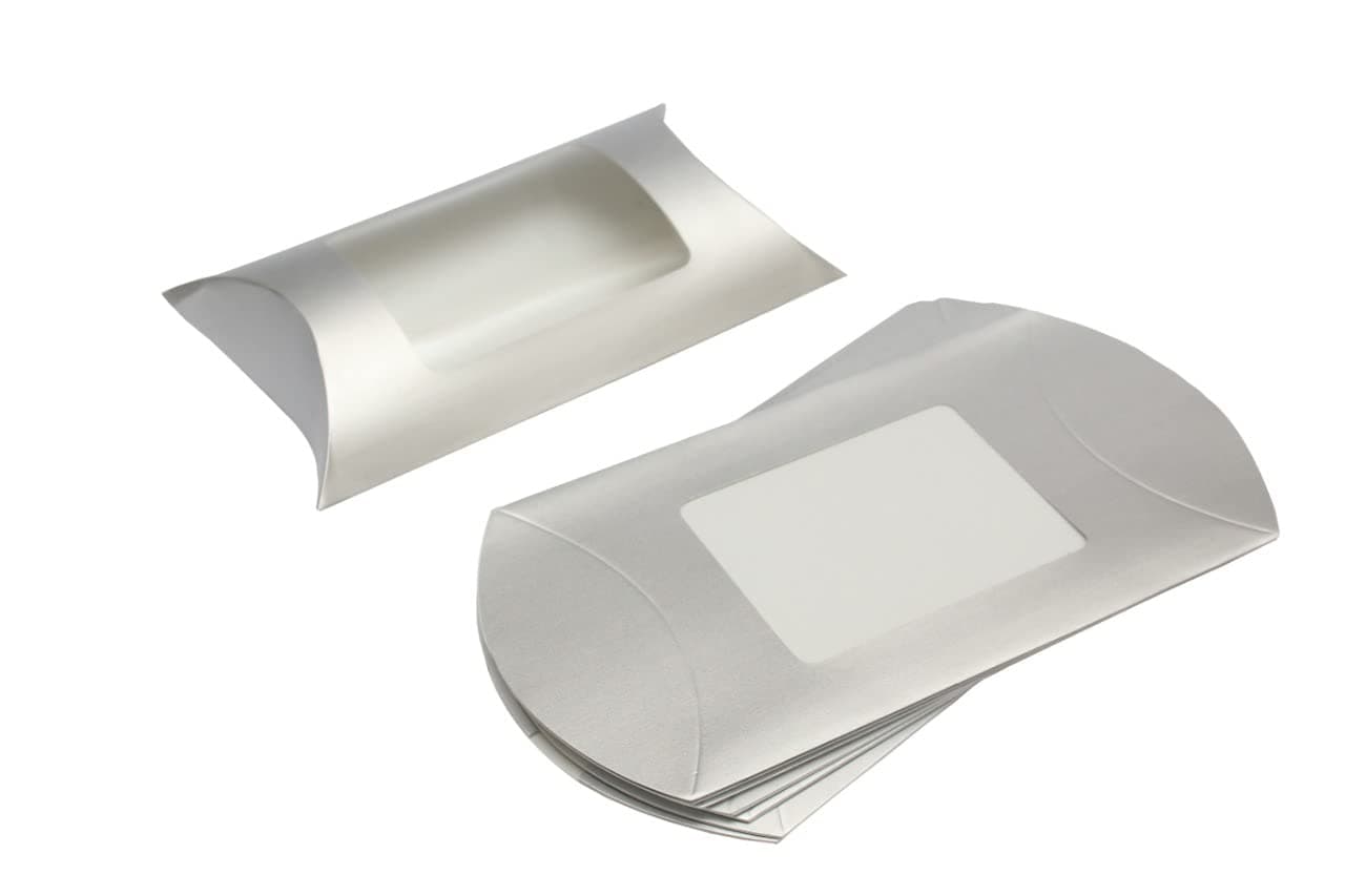 meadow lane MJ Creations candy Eid gift boxes, candy favour treat box, favor boxes wedding events, favor box birthdays for parties, baby shower,Kids party & jewelry box Pack of 20 (Large, Silver)