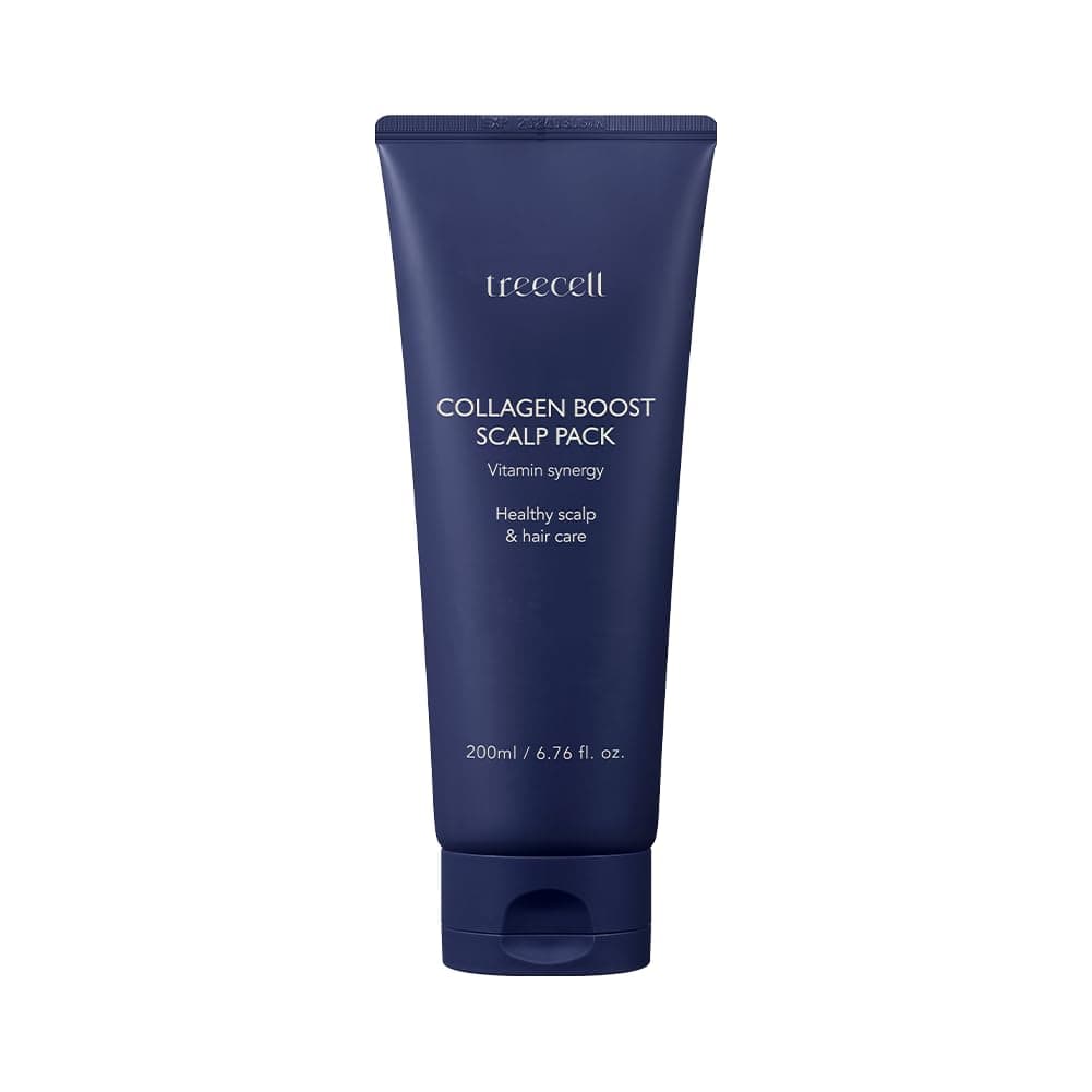 Treecell Collagen Boost Scalp Pack 200ml (6.76 fl. oz.) | Vitamin-Infused Collagen Treatment for Hair Growth | Strengthening & Scalp Repair | Paraben-Free, Sulfate-Free