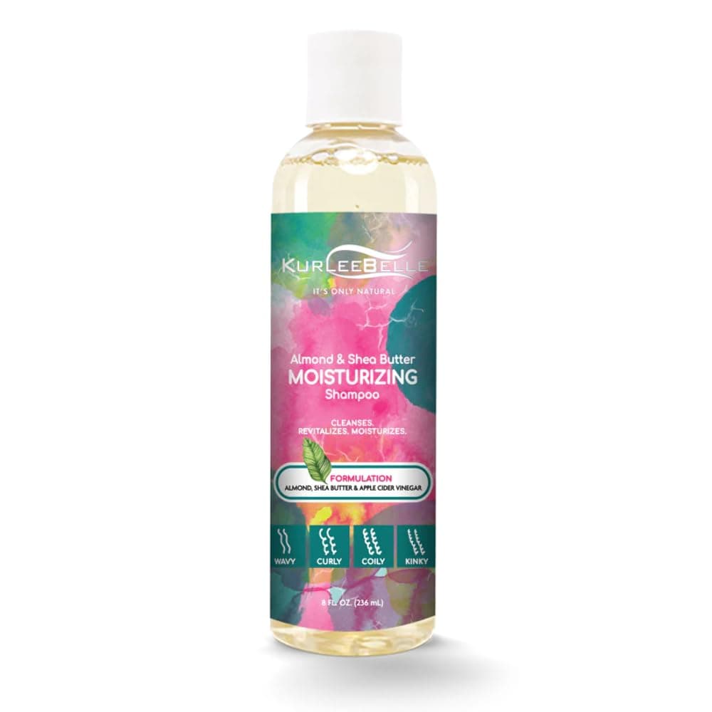 Almond & Shea Butter Moisturizing Shampoo 8oz[Amazon-developed Certification] Compact by Design