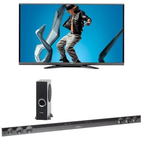 Sharp 60SQ15U TV with Sound Bar