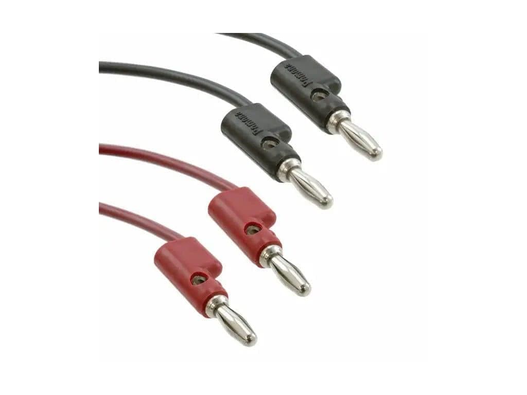Pomona B-24-02 Banana Plug Patch Cord (Set) (Pack of 2)