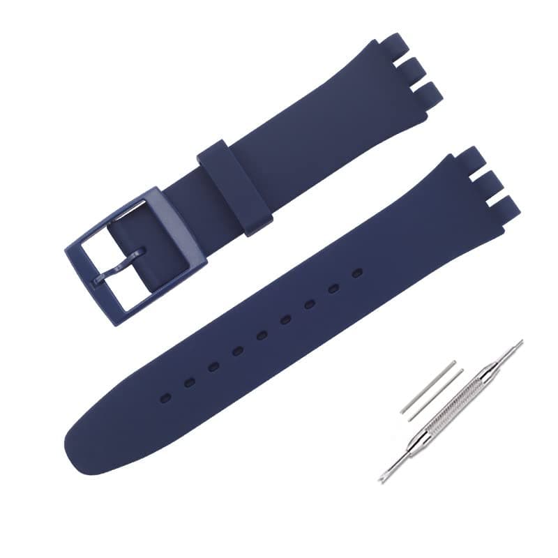 Watch Strap for Swatch, Silicone Waterproof Watch Strap