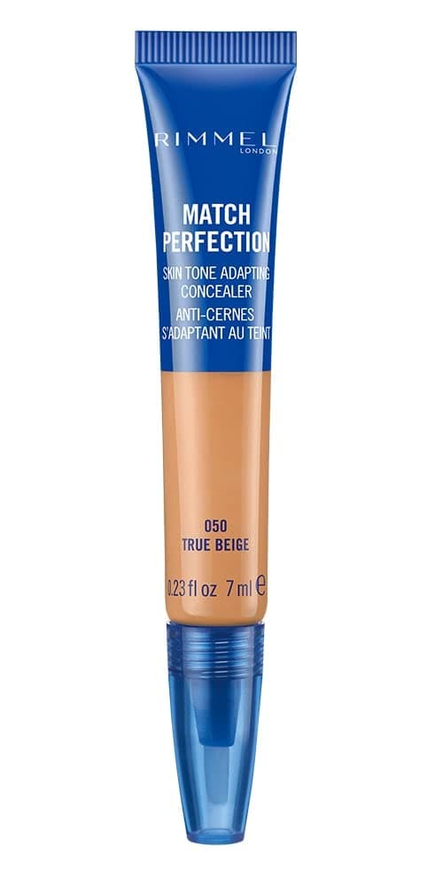 London Match Perfection Light Coverage Blendable Liquid Concealer, 050 True Beige, 7 ml