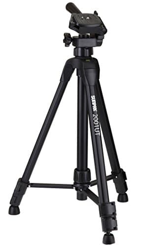 SUNPAK620-020 Tripod,Black, 3-way