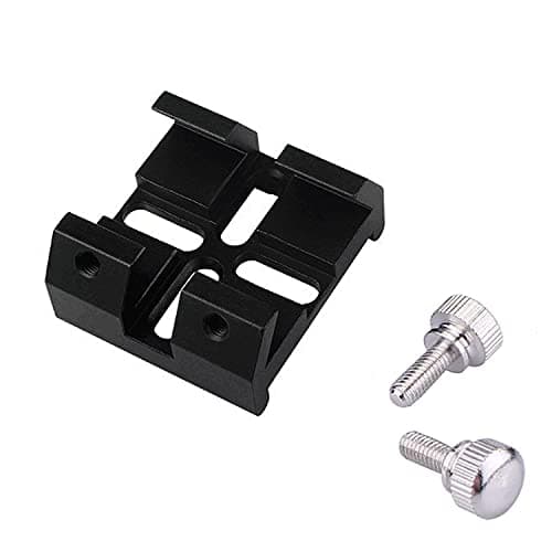 Bysameyee Universal Dovetail Base for Finder Scope, Ideal Optical Telescope Finderscope Mount Bracket for Installation of Finder Scope Green Laser Pointer Bracket