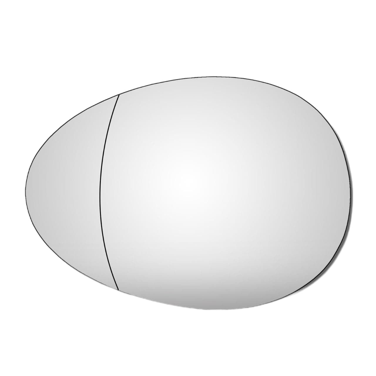 LT2CP Wing Mirror Glass for Mini Cooper 2014 2015 2016 2017 2018 2019 2020 2021 2022 2023 2024 models Heated Mirror Left Hand Side UK Passenger Side