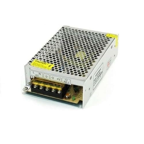 12V 5A 60W DC Switching Switch Power Supply for LED Strip, CCTV (Silver)