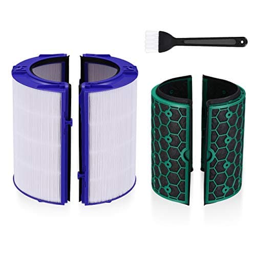 Housmile Replacement Filter For Dyson Hp04 Tp04 Dp04 Air Purifiers Sealed Two Stage 360-Degree Filter System Pure Cool Filter True Glass Hepa Filter Activated Carbon Filter