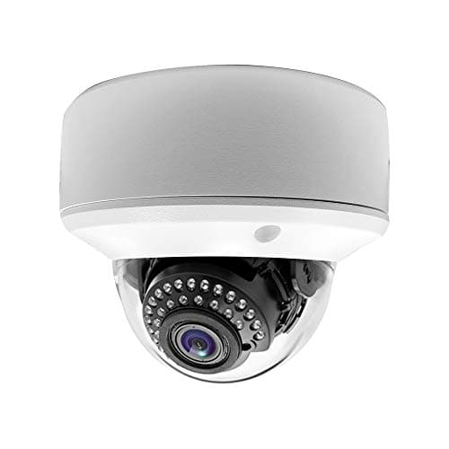 2.8-12mm Varifocal Full HD 1080P Dome Security Camera,HD-TVI,CVBS, Day/Night Smart UR, 120ft IR Distance,IP66 Weather-Proof,Indoor/Outdoor Home Security System,Video Surveillance,Built-in Junction Box