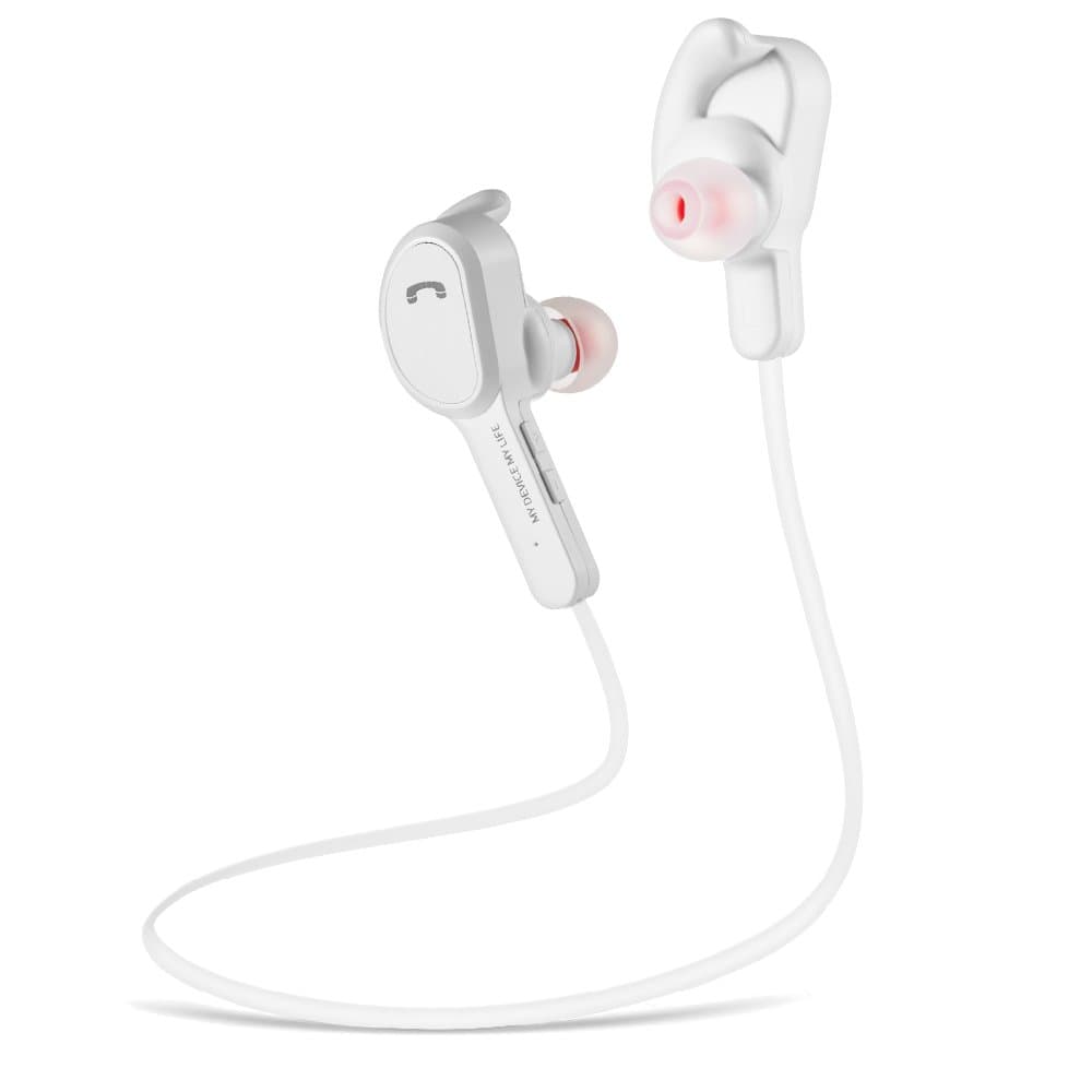 Bluetooth Headphone Ougilay 2040 Stereo Bluetooth Headset Wireless Sport Switch Wireless Earbuds Magnetic Waterproof Sweatproof Design with Mic for iPhone and Android Phone