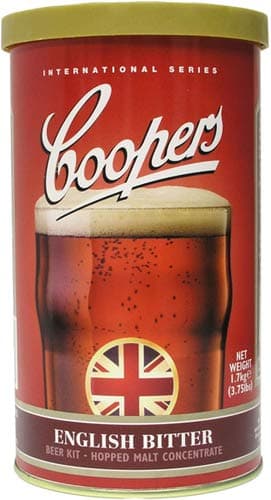 Coopers English Bitter Hopped Can Kit.