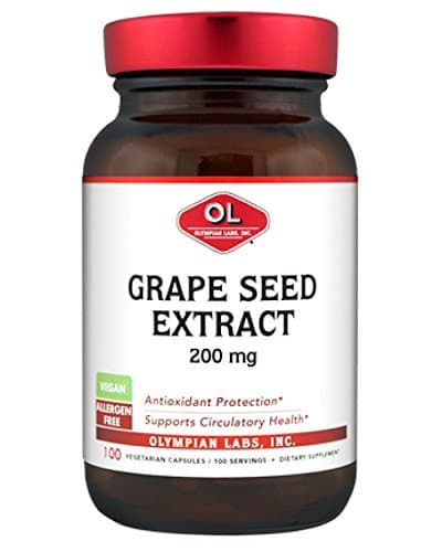 Olympian Labs Grape Seed Extra Strength - 200 Mg - 100 Capsules