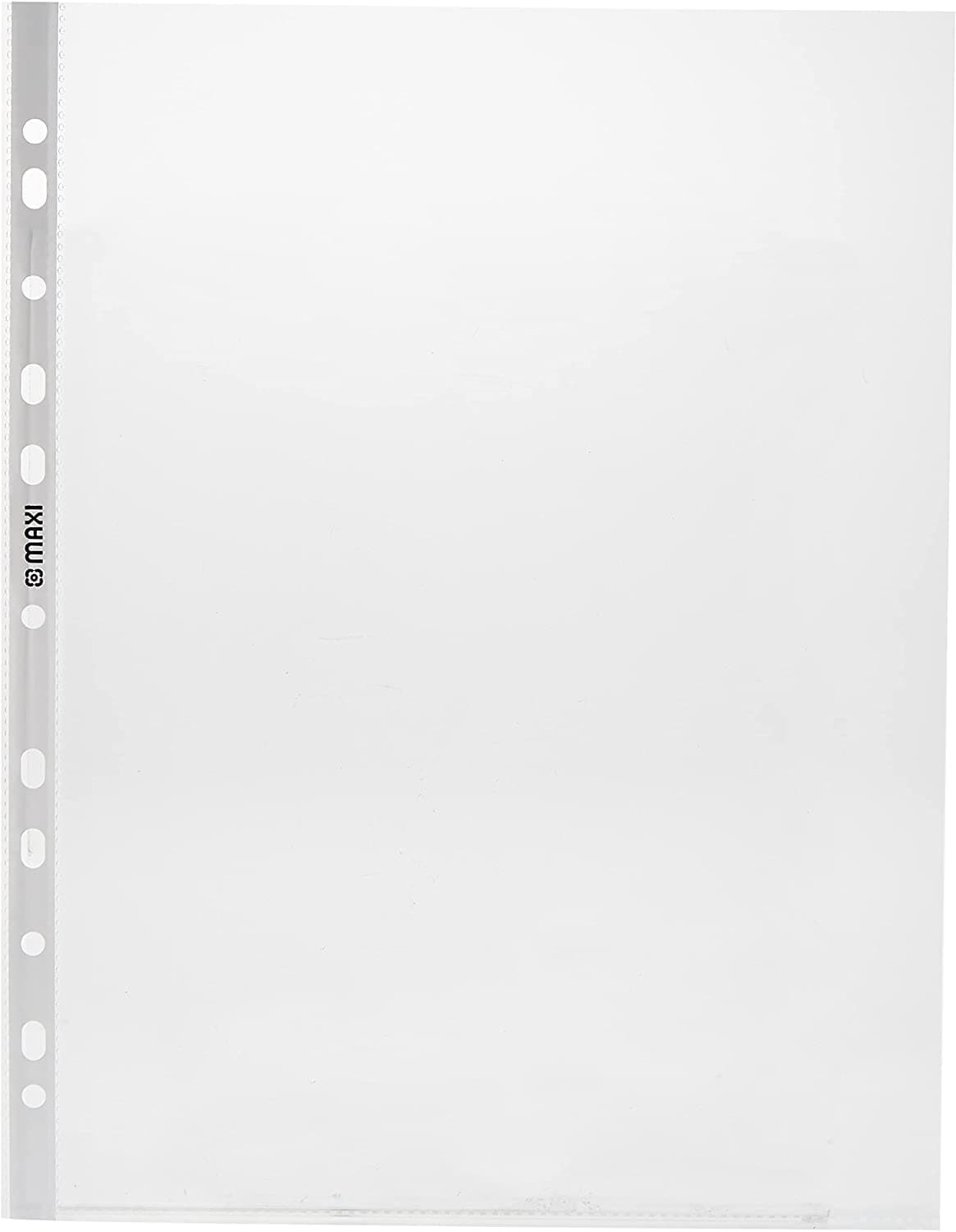 Maxi Sheet Protector A3 65mic 50pcs in a Poly Bag, Top Loading, File Pockets Sleeves for Documents Photos