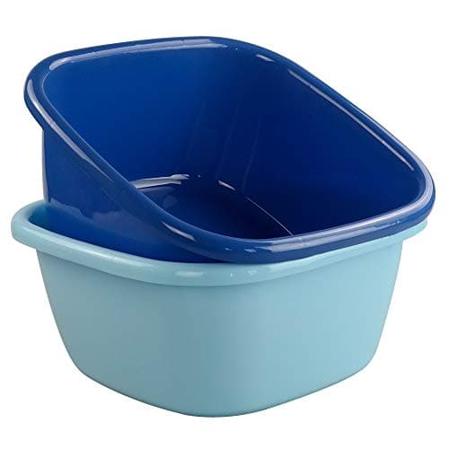 Cand 16 Quart Dish Pans, Plastic Tubs, 3 Packs
