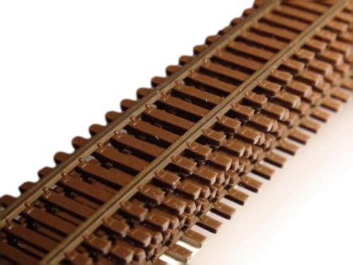 12-104 HO Scale Code 83 Flex Track Weathered