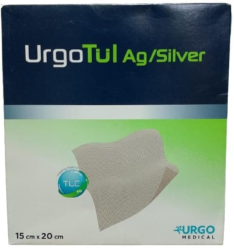 Generic UrgoTul Ag/Silver Sheet (15 x 20 cm) - Antibacterial Silver Component Dressing