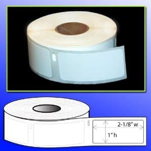 1 Roll - OfficeSmartLabels 1 x 2-1/8 inch Multipurpose Labels (500 Labels per roll) Compatible with 30336 for LabelWriters 330 400 450 Twin Turbo Duo 4XL Printer