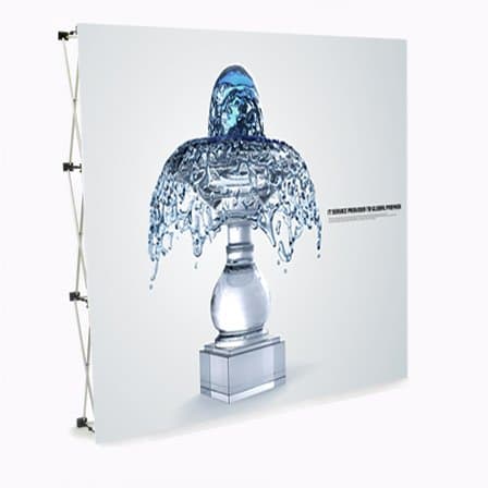 8ft Pop Up Display (Straight) - Custom Printed - Hardware Included
