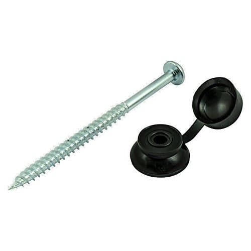 TIMCO Corrugated Sheet Fixings Black - 10 x 3-50pcs